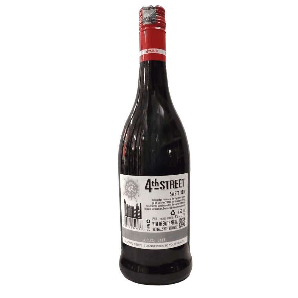 4th Street Sweet Red Wine 750ml - Image 2