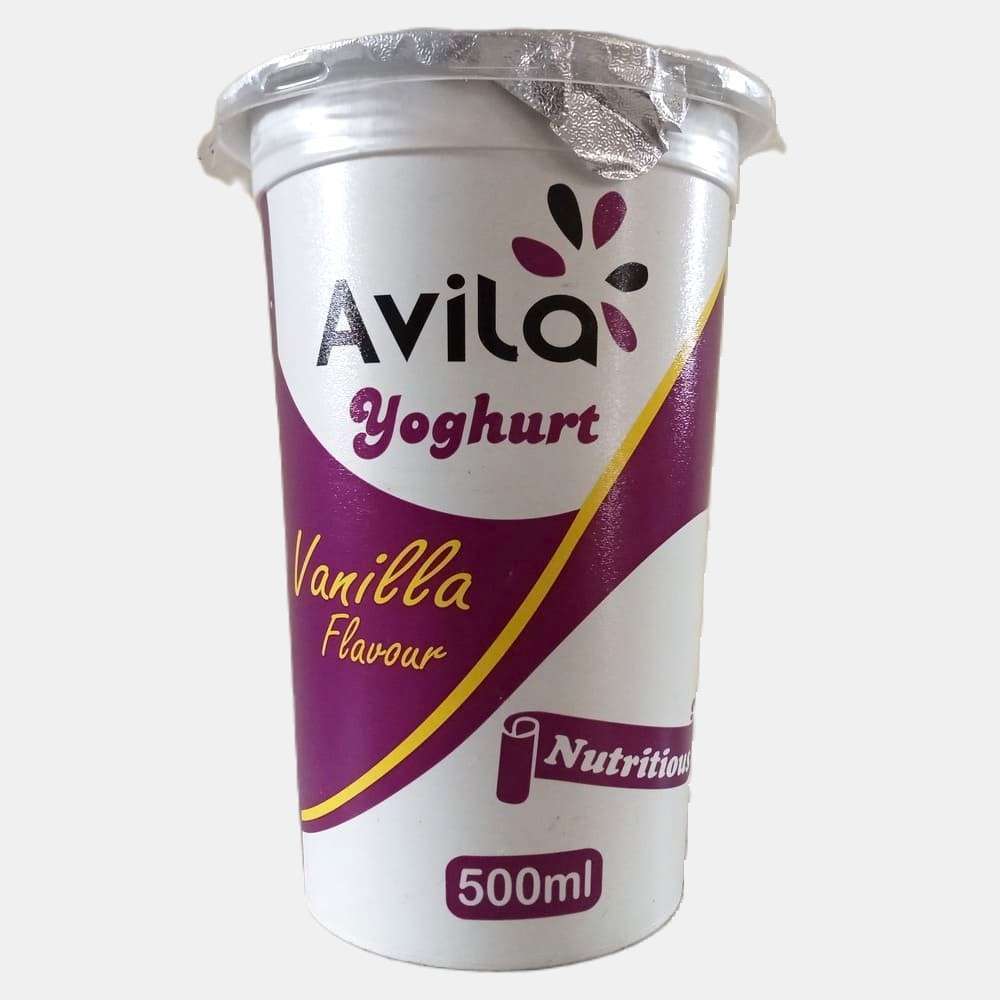Avila Vanilla Flavour Yoghurt 500ml