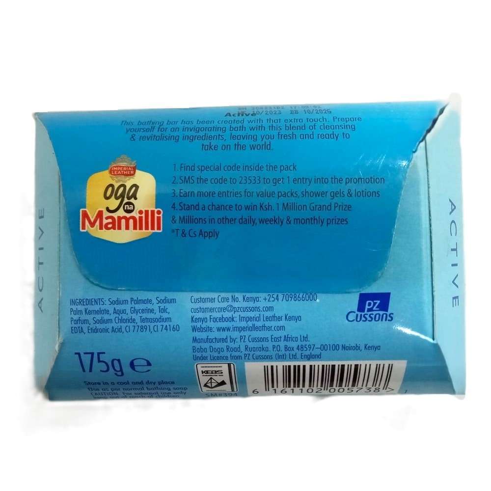 Cussons Imperial Leather Active Bath Soap 175g - Image 2