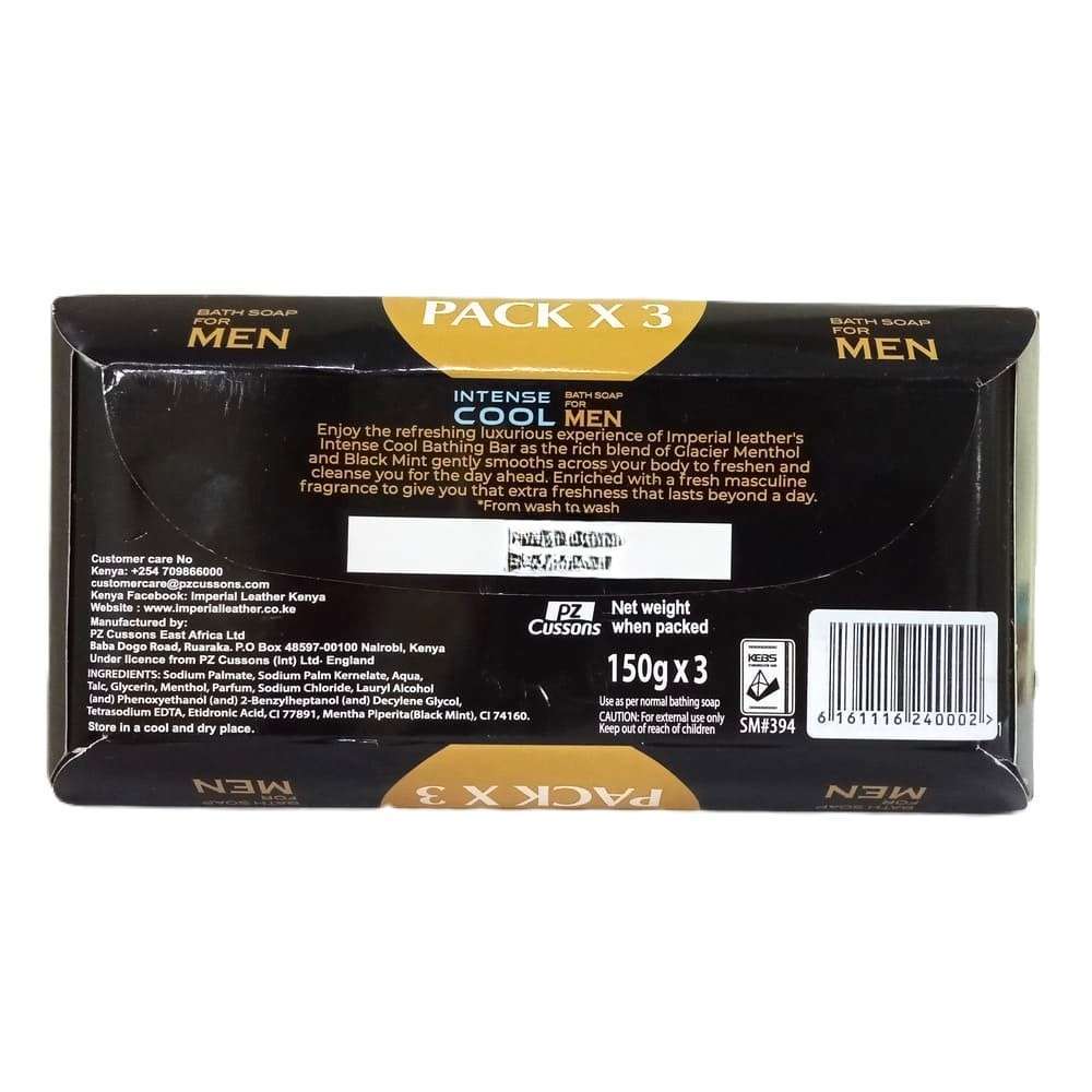 Cussons Imperial Leather Intense Cool Value Pack X3(150gX3) - Image 2