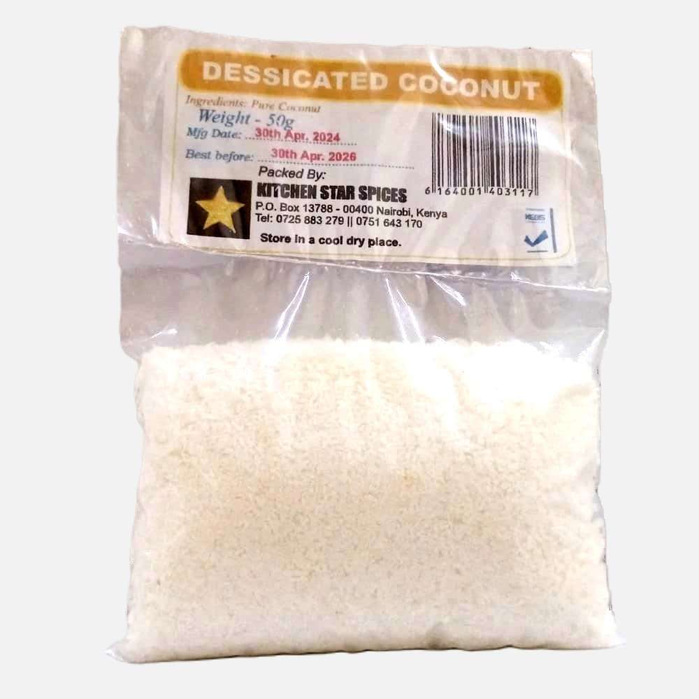 Kitchen Star Spices Dessicated Coconut 50g