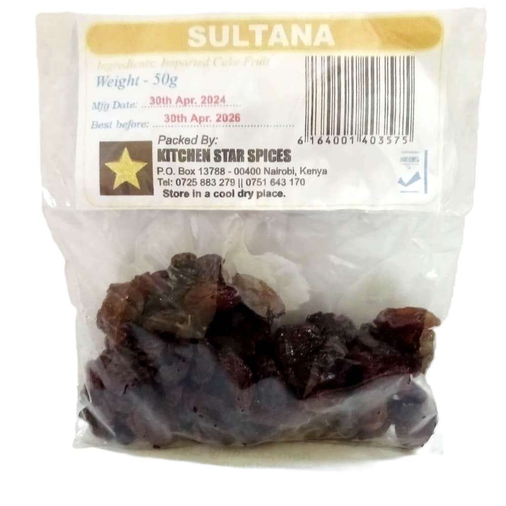 Kitchen Star Spices Sultana 50g