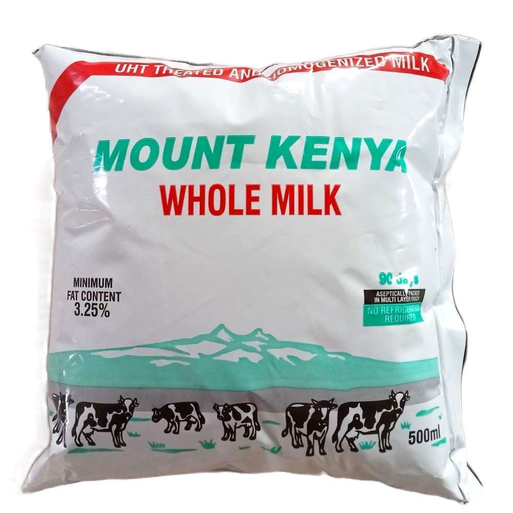 Mount Kenya UHT Whole Milk 500ml