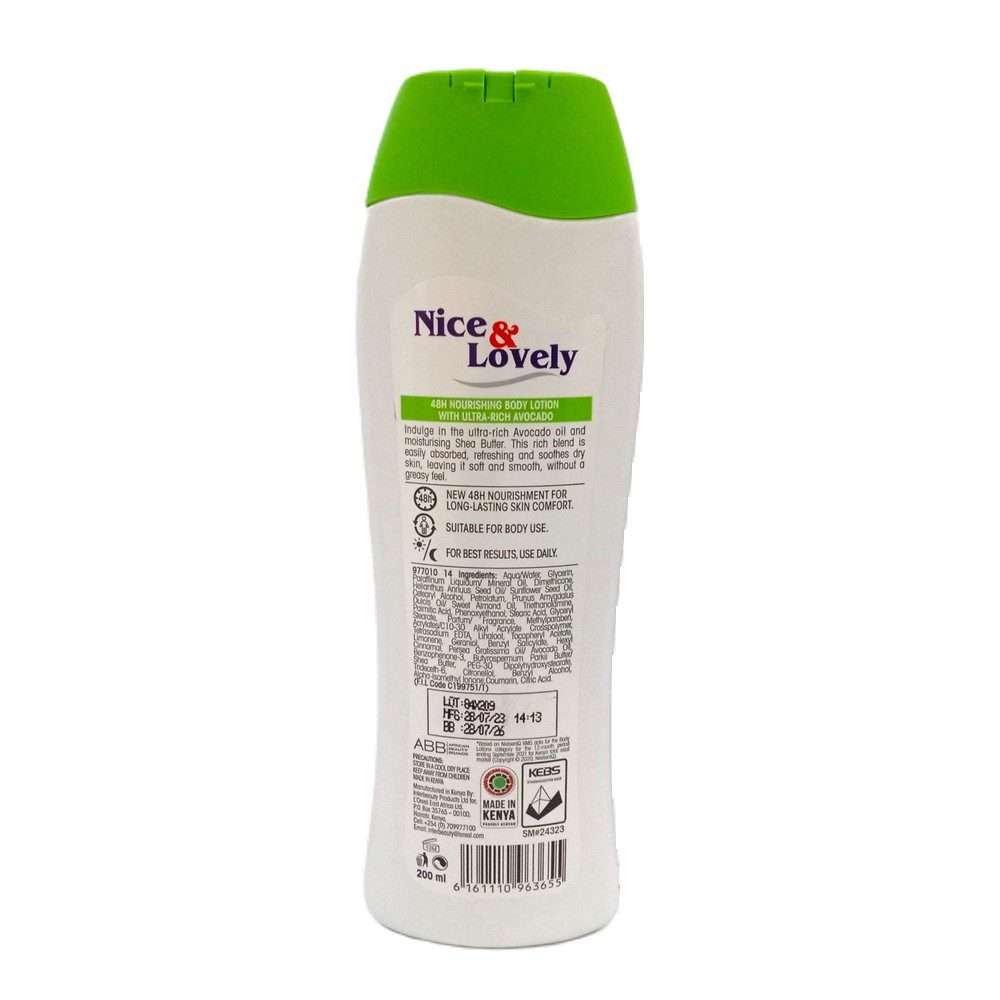 Nice and Lovely Avocado 200ml - Image 2
