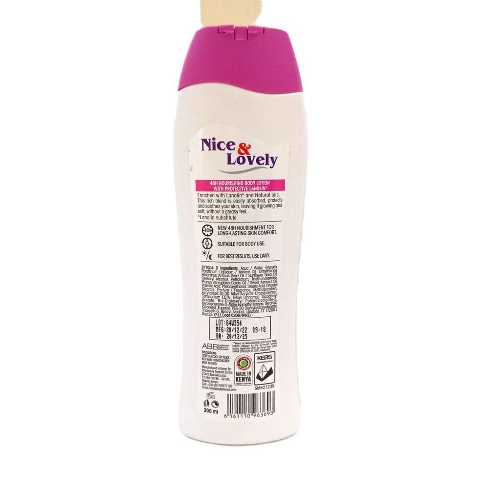 Nice and Lovely Lanolin 200ml - Image 2