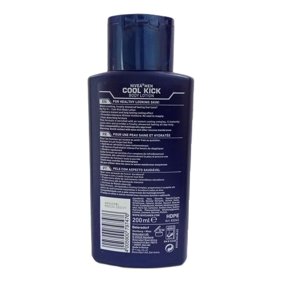 Nivea Men Cool Kick 200ml - Image 2