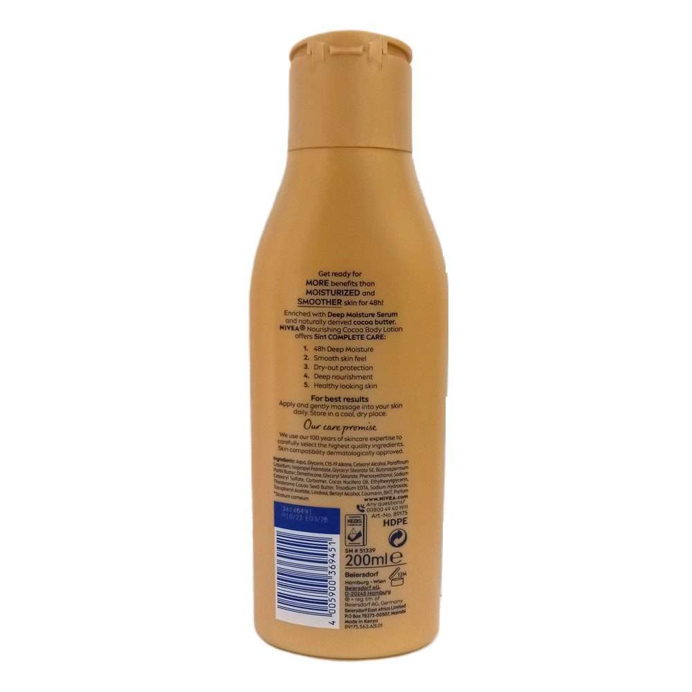 Nivea Nourishing Cocoa 200ml - Image 2