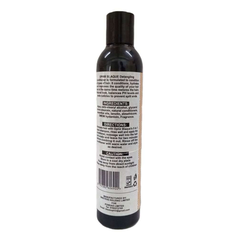 Ophir Blaque Detangling Hair Conditioner 250ml - Image 2