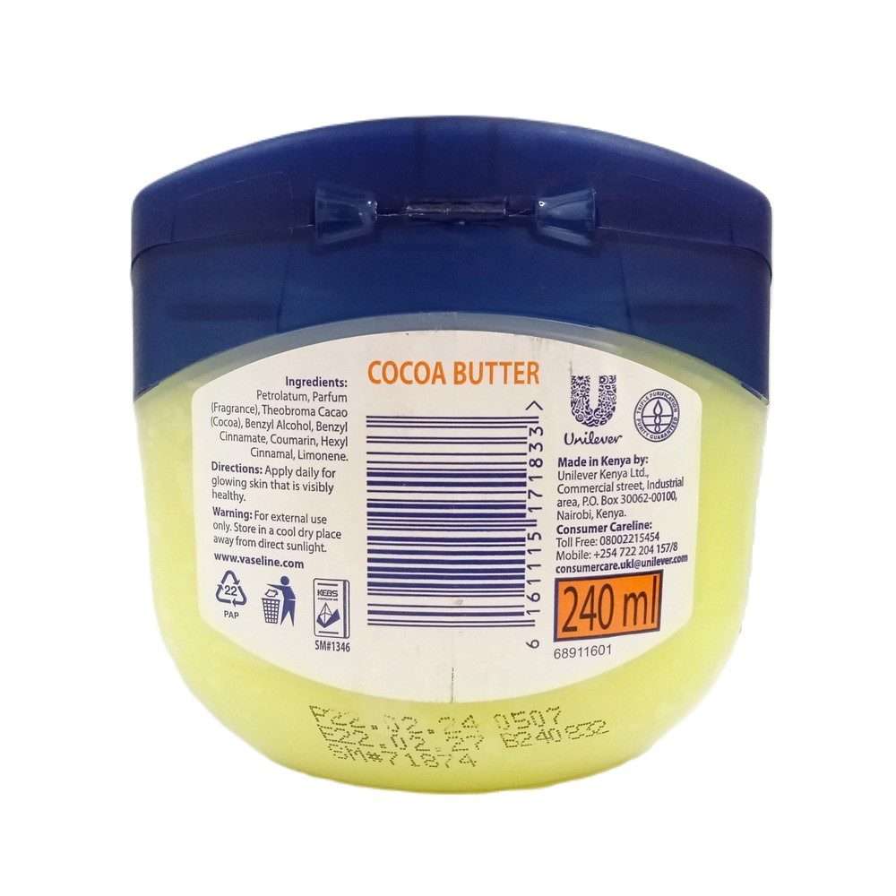 Vaseline Blueseal Cocoa Butter 240ml - Image 2