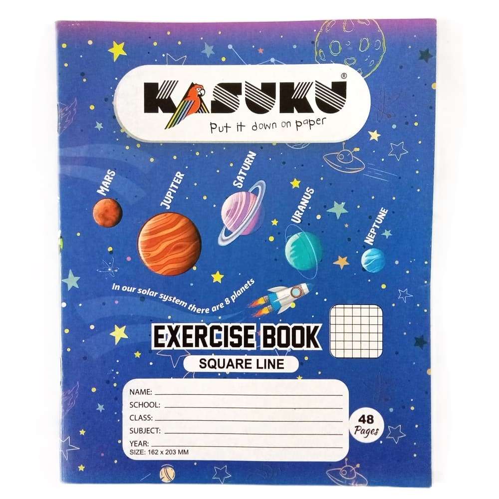 Kasuku Square Line Exercise Book 48 Pages