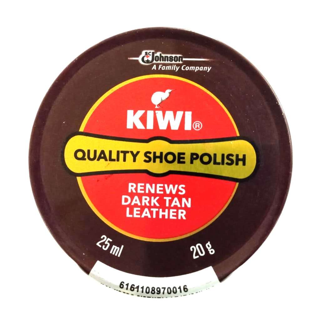 Kiwi Dark Tan Shoe Polish 25ml(20g)