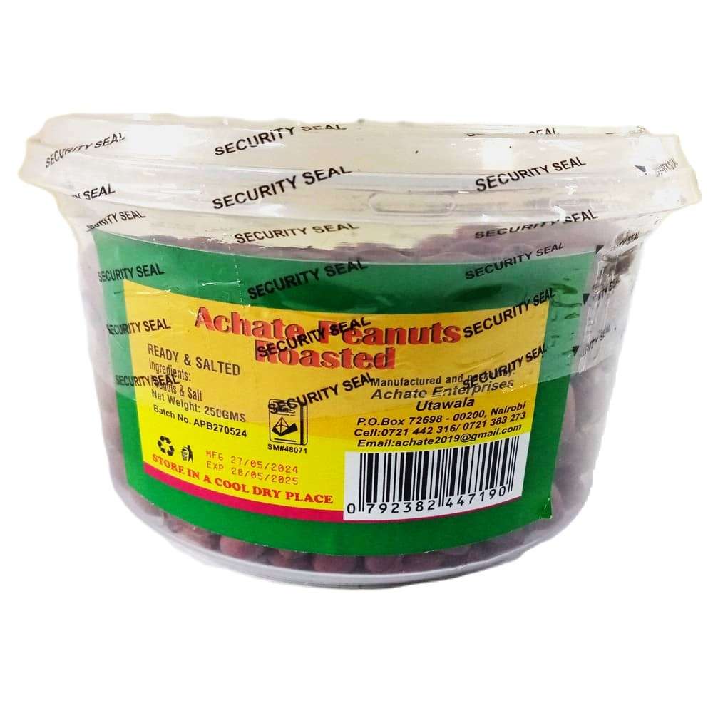 Achate Roasted Peanuts 250g