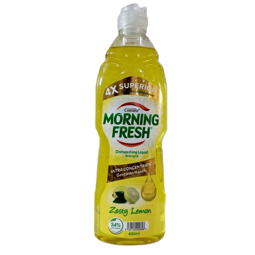 Cussons Morning Fresh Zesty Lemon Dishwashing Liquid 400ml