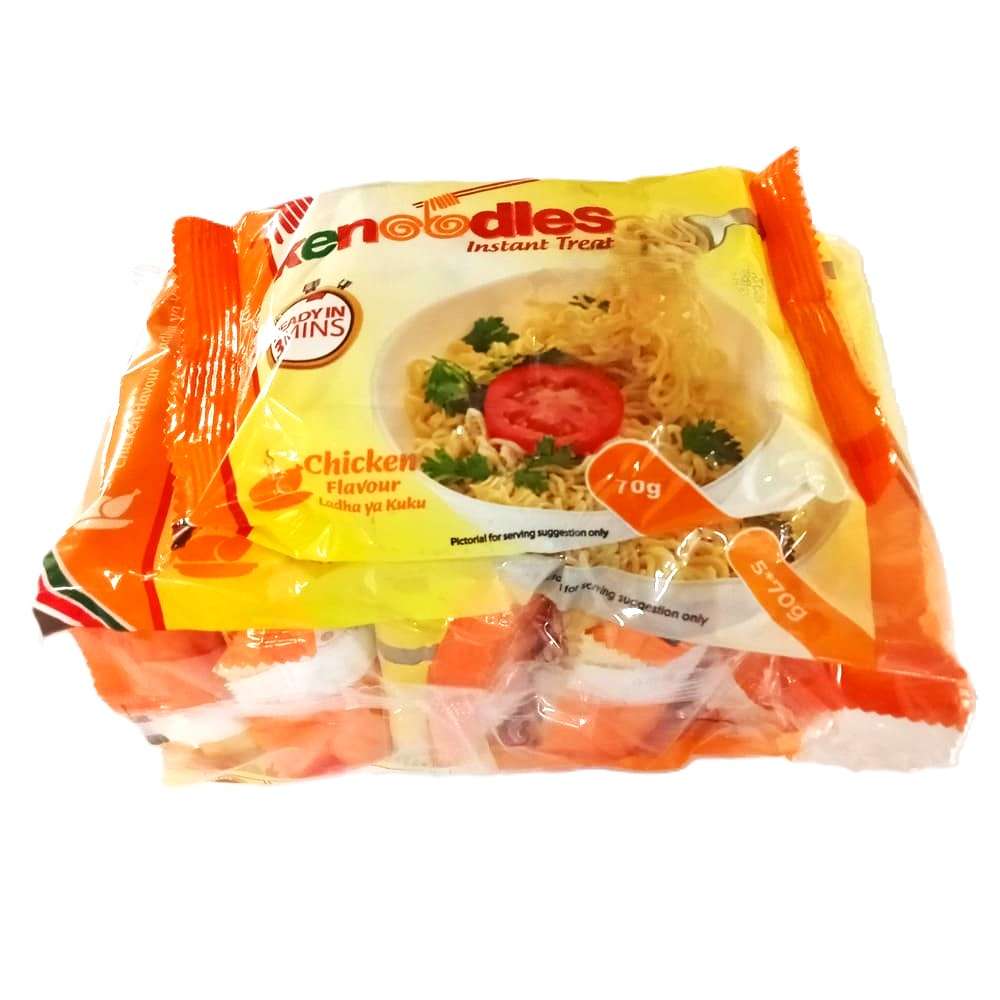 Kenoodles Instant Treat Chicken Flavour 5 Pack