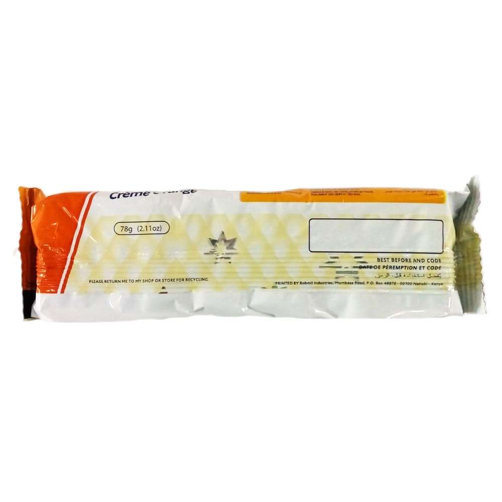 Manji Creams Orange Biscuits 78g - Image 2