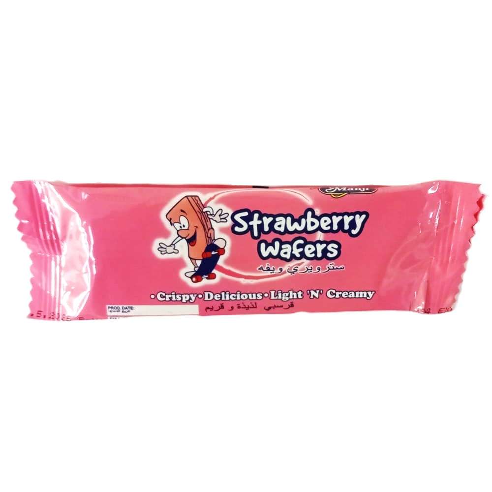 Manji Strawberry Wafers