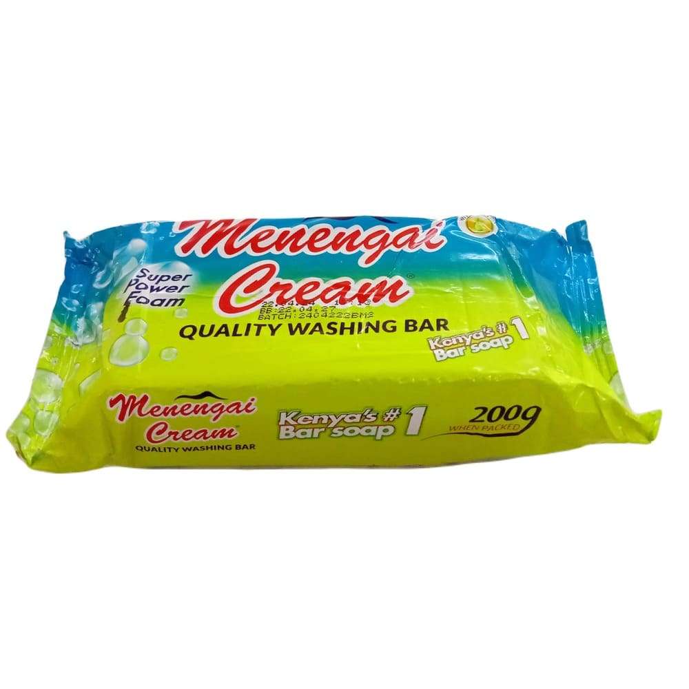Menengai Cream Quality Washing Bar Soap 200g - Image 2