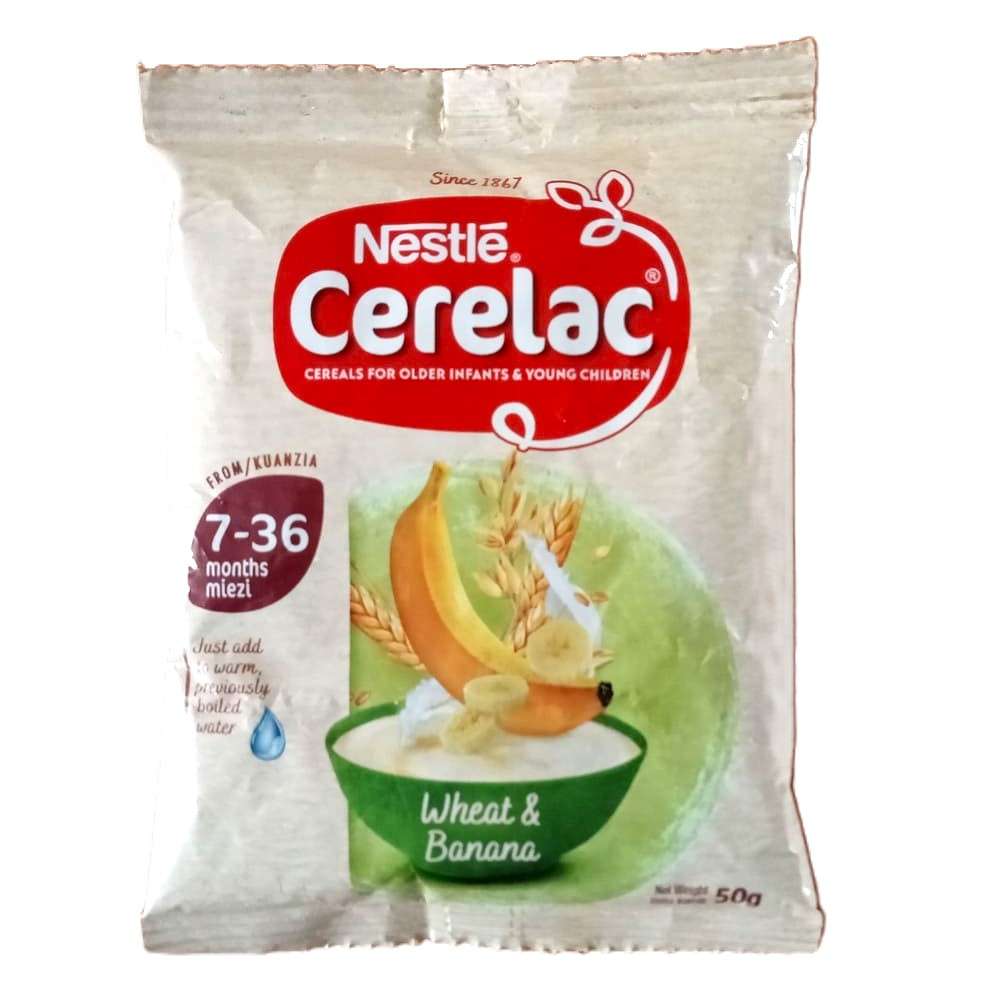 Nestle Cerelac Wheat & Banana 6-36 Months 50g