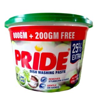 Pride Lime Fresh Dish Washing Paste 1kg(800G+200G)