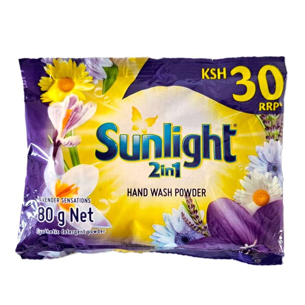 Sunlight Lavender Sensations Hand Wash Powder 80g