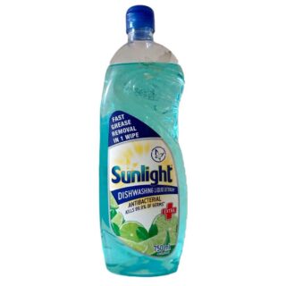Sunlight Antibacterial Dishwashing Liquid Detergent 750ml