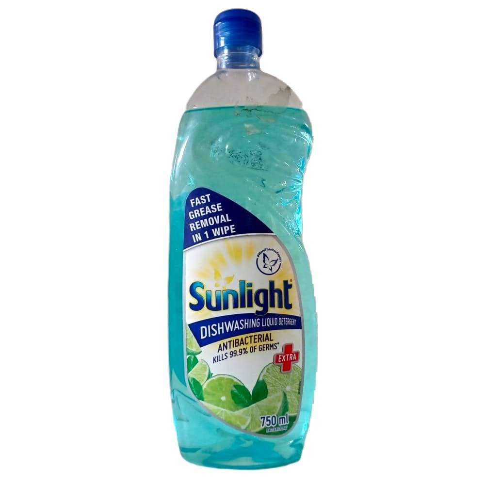 Sunlight Antibacterial Dishwashing Liquid Detergent 750ml