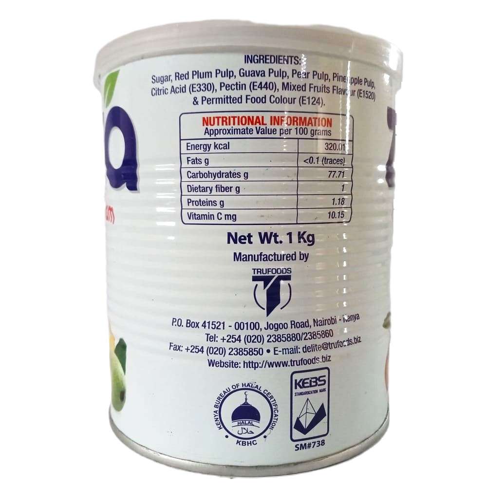 Zesta Mixed Fruit Jam 1kg - Image 2