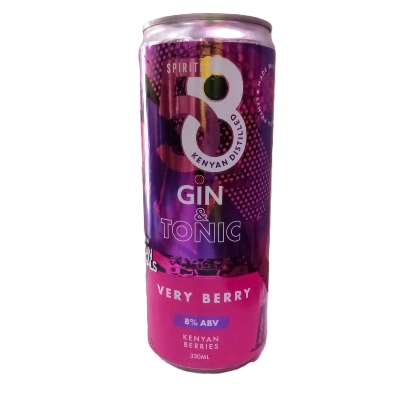 58 Very Berry Gin & Tonic – 330ml (8% Abv)