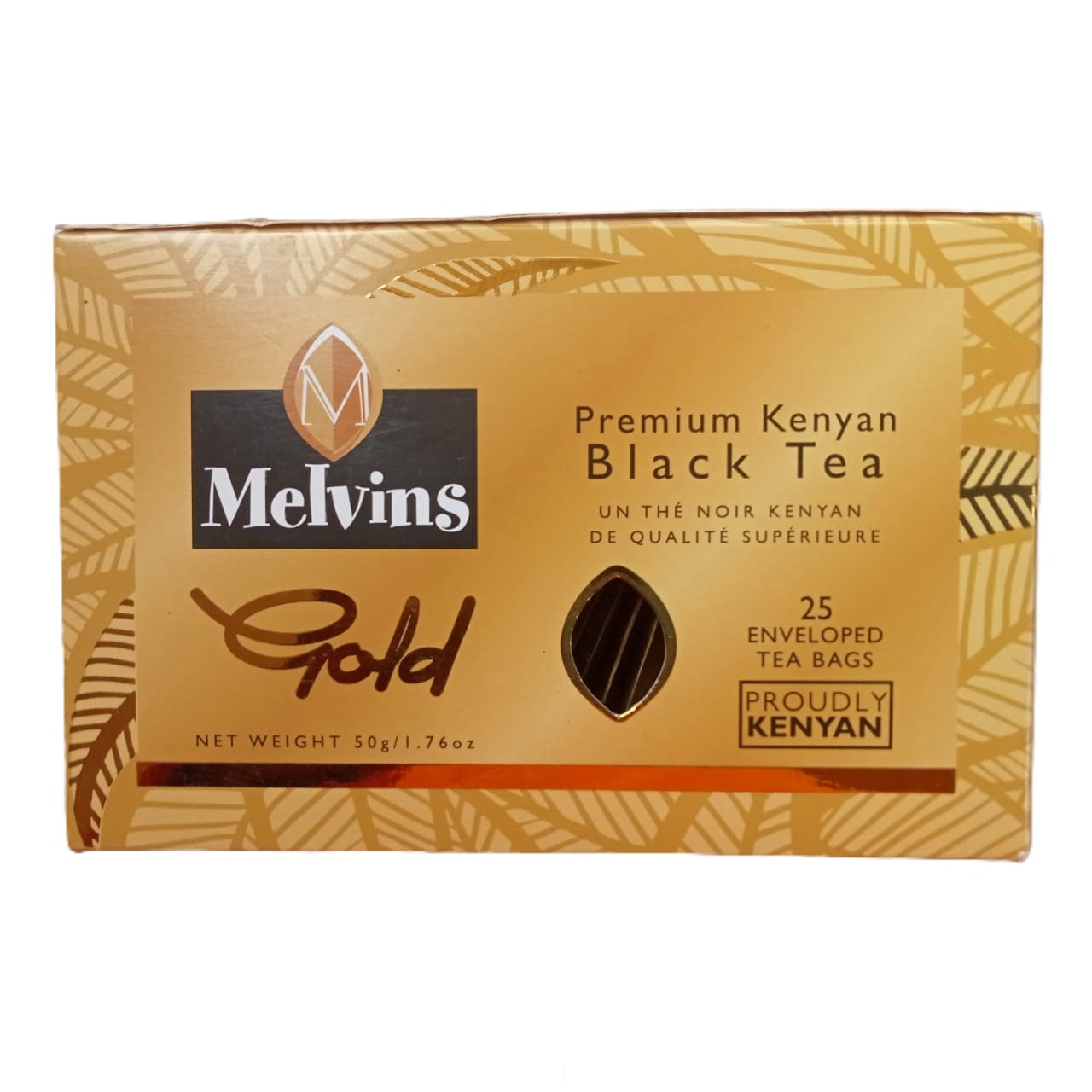 Melvins Gold Premium Kenyan Black Tea – 25 Tea Bags