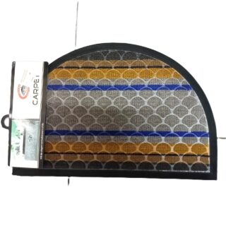 Multi-Coloured Semi-Circle Door Mat