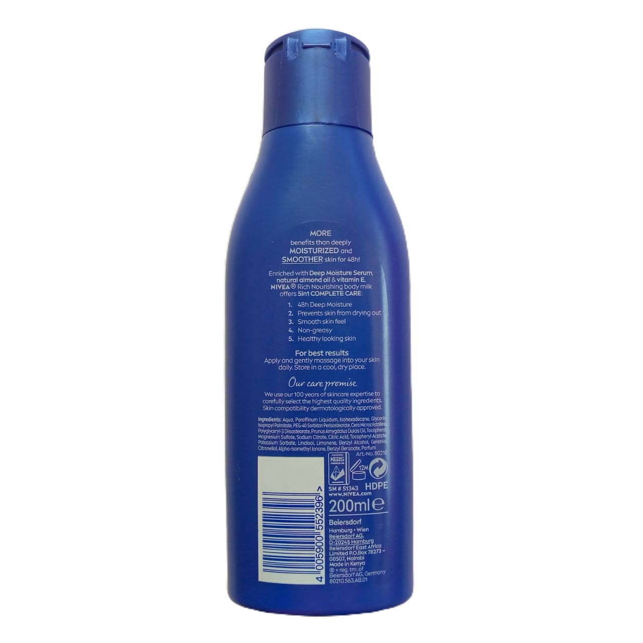 Nivea Deep Nourishing (Rich Nourishing) Body Lotion – 200 ml - Image 2
