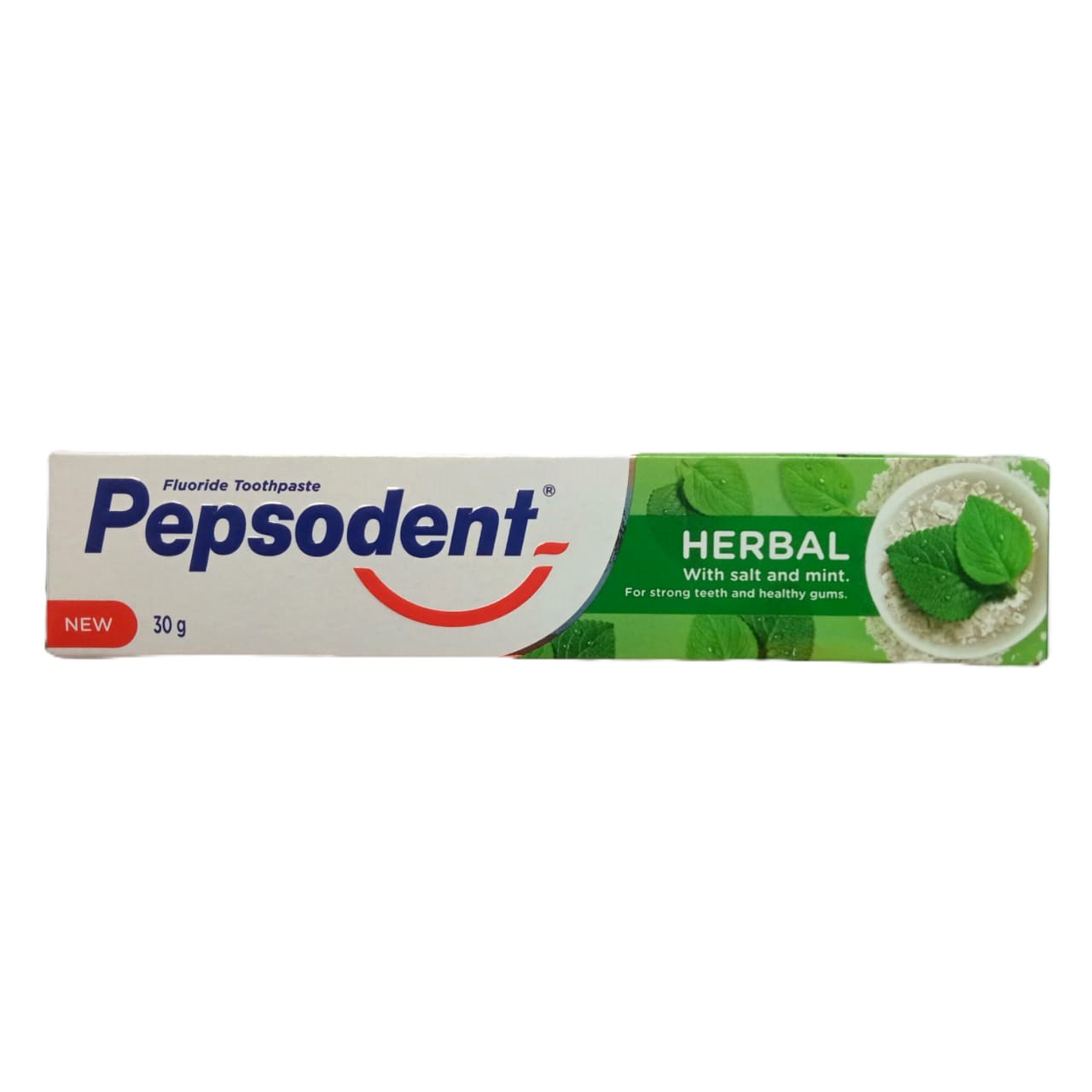 Pepsodent Herbal Fluoride Toothpaste 30g (with Salt and Mint)