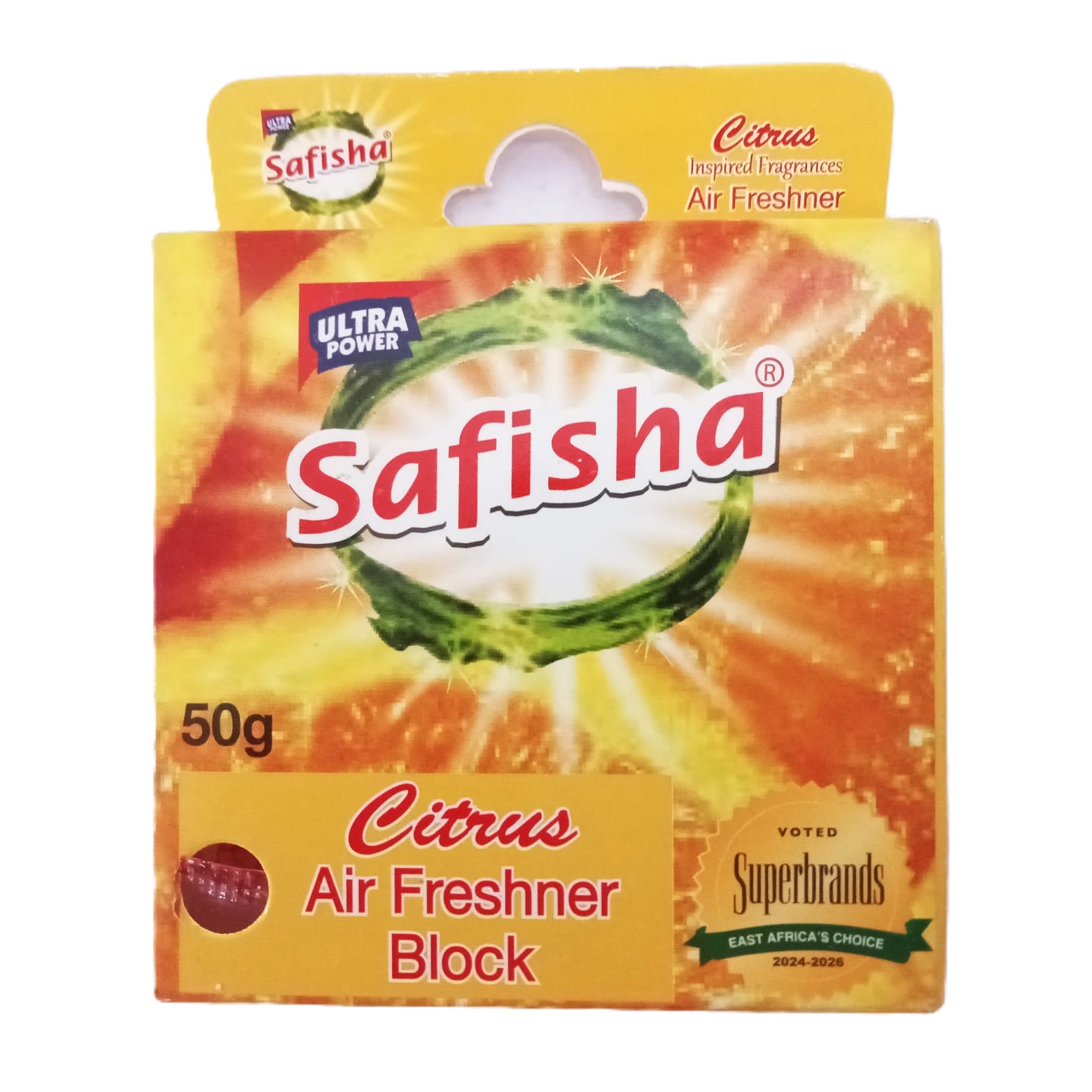 Safisha Citrus Air Freshener Block – 50g