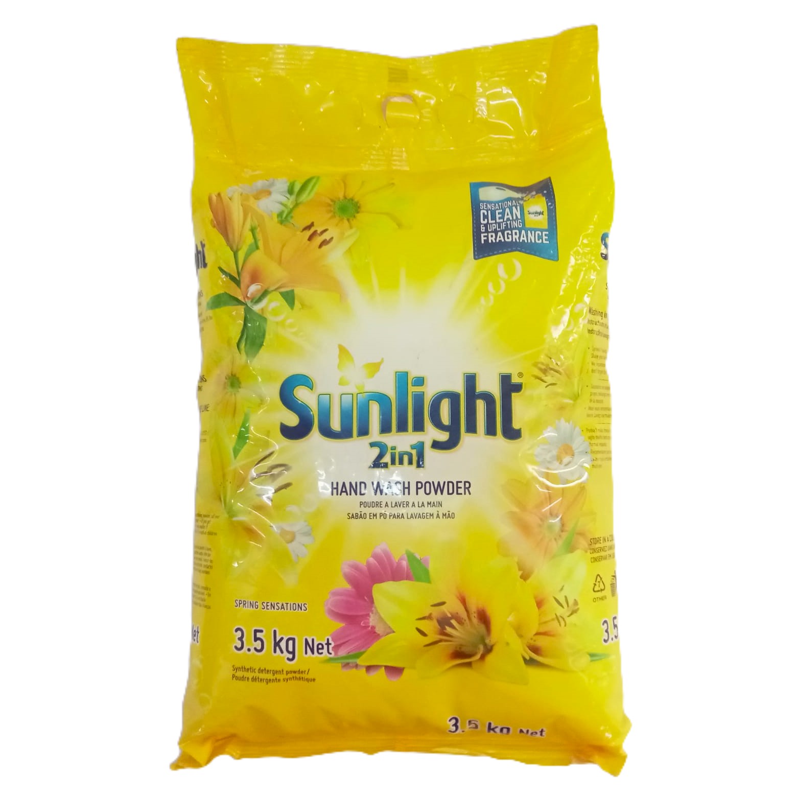 Sunlight Yellow Tropical Sensations Handwash Powder – 3.5kg