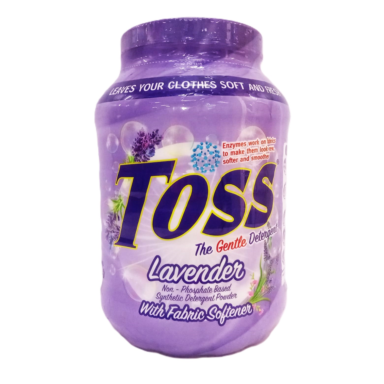 Toss Lavender Gentle Detergent with Fabric Softener – 1kg