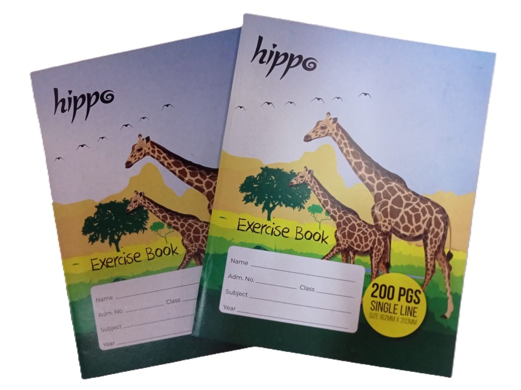 Hippo A5 Single Line Exercise Book – 200 Pages