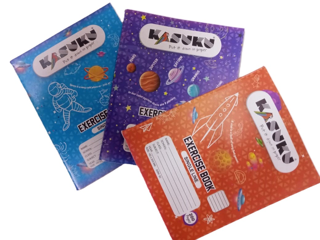 Kasuku A5 Single Lined Exercise Book – 200 Pages