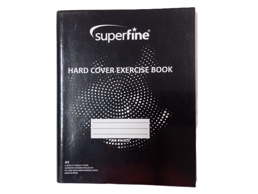 Superfine A5 Hard Cover Exercise Book – 200 Pages