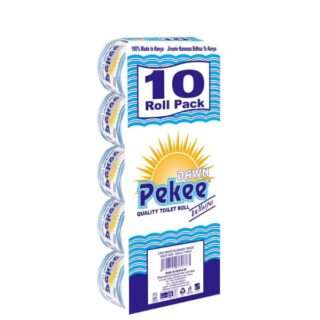Pekee Dawn White Toilet Paper 10 Rolls Pack