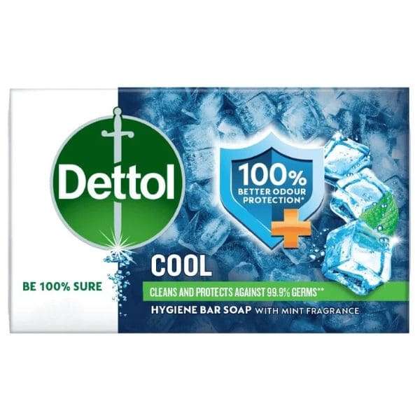 Dettol Cool Anti-Bacterial Bathing Soap 165g