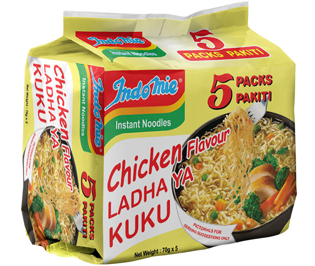 Indomie Instant Noodles Chicken Flavour 5 Packs(70g each)