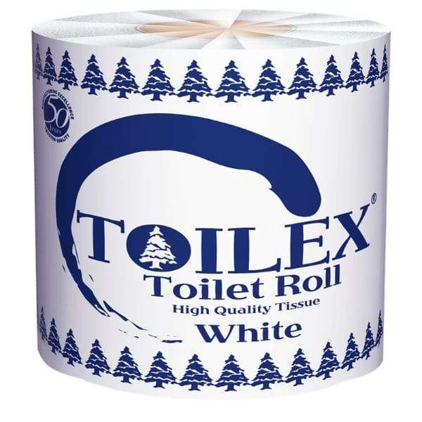 Toilex White Toilet Paper Roll - 1Pack