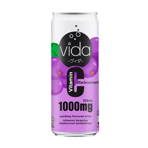 Vida Blackcurrant Sparkling Drink 325ml