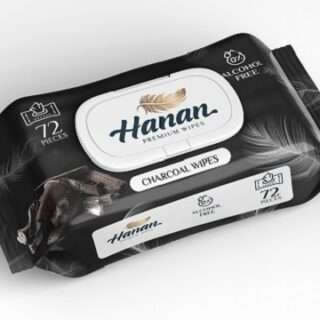 Hanan Charcoal Wipes